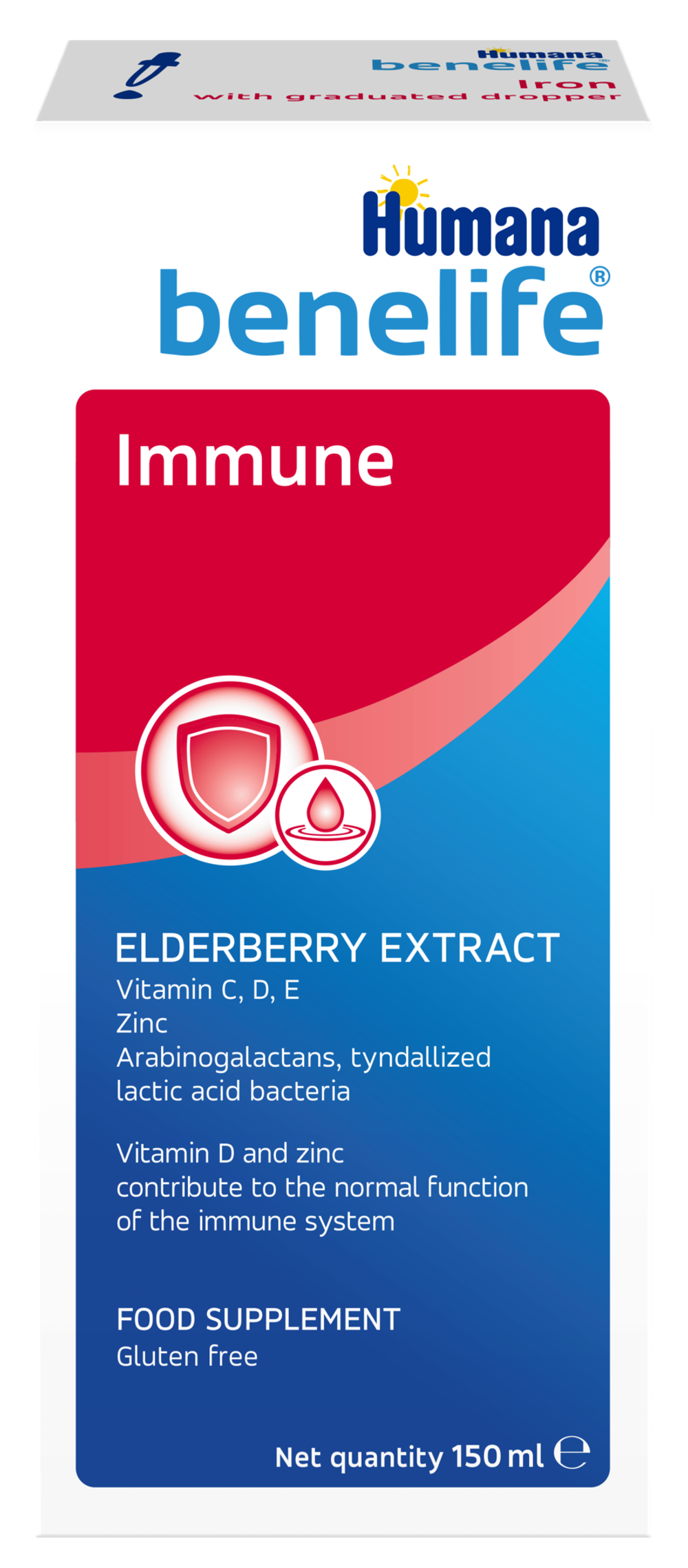 Биологически активная добавка к пище Humana benelife - Иммуно, 150 мл