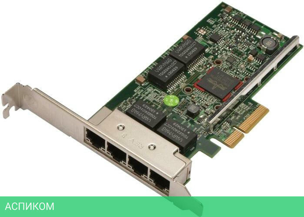 Сетевая карта Dell Broadcom 5719 QP 1Gb (540-BBHB)
