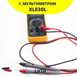 Щупы для мультиметра измерительные силиконовые с тонкими концами провода - силикон