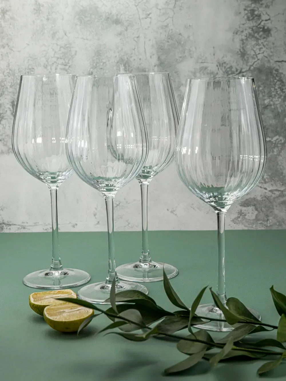 Набор бокалов для вина, 600 мл, 2 шт. прозрачные