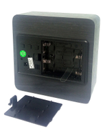 Часы VST-872S-4 Green (C/дата/деревянный корпус) USB