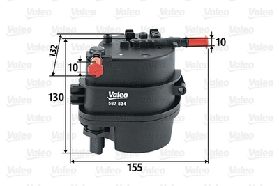 VALEO - 587534-VAL - Fuel Filter