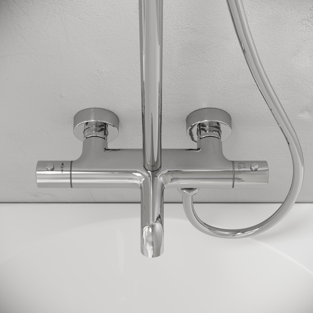 Душевая система Sancos Game с термостатом хром, арт.SC3001LCH