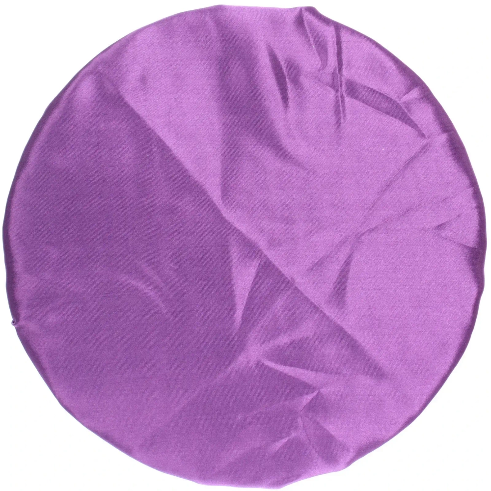 Шапочка атласная косметическая для сна и укладки волос «KLEVER», двухсторонняя, цвет пурпурная ночь, 58р