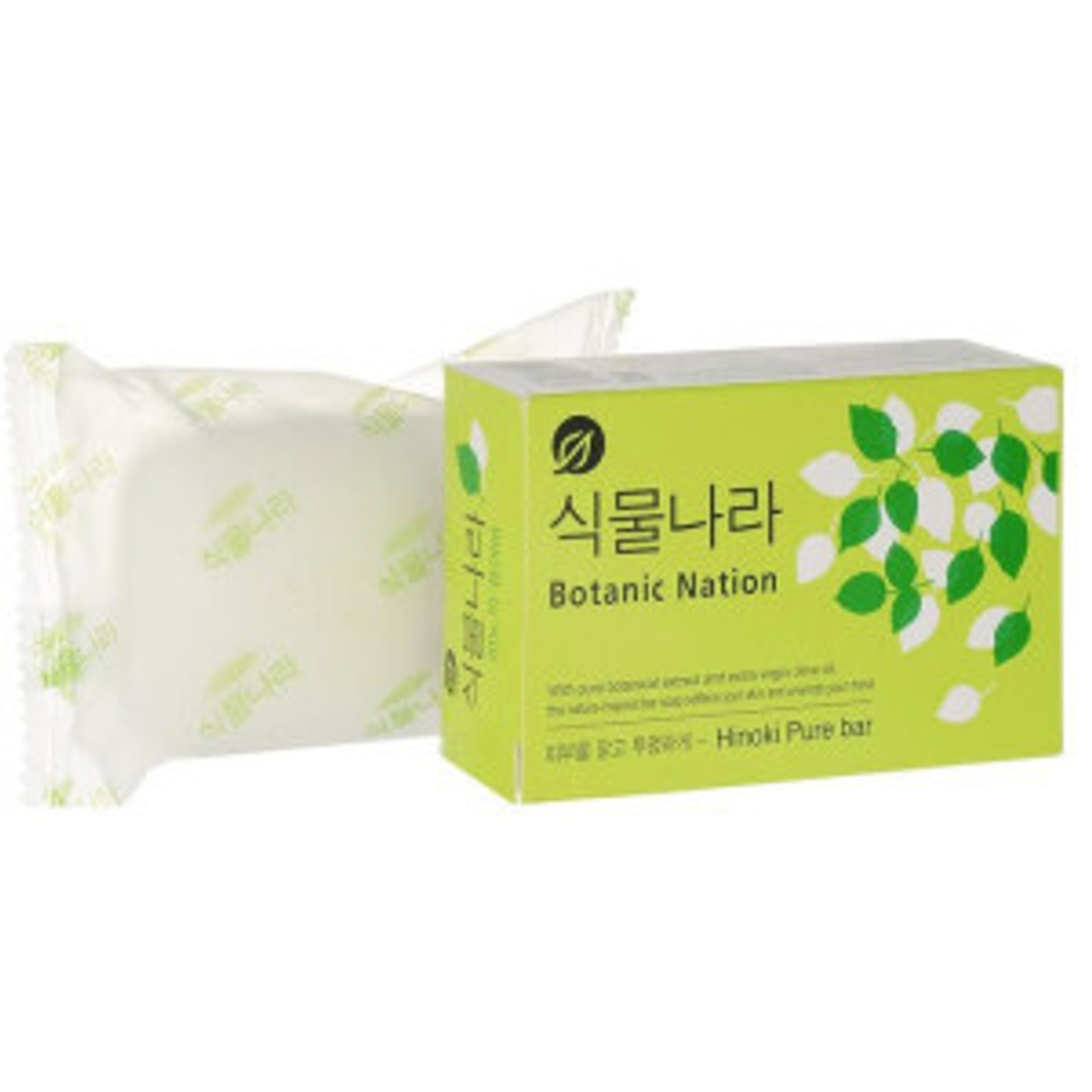 Lion Мыло туалетное твердое с экстрактом японского кипариса / Shingmulnara Soap Hinoki Pure Bar, 90г