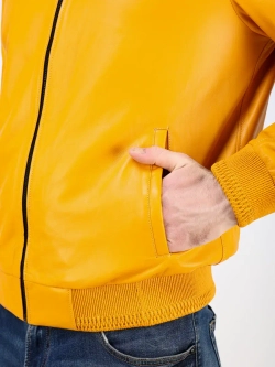 Кожаная куртка демисезонная Турция бомбер