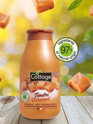 COTTAGE. Молочко для душа увлажняющее СЛАДКАЯ КАРАМЕЛЬ / Moisturizing Shower Milk - Sweet Caramel 250 мл