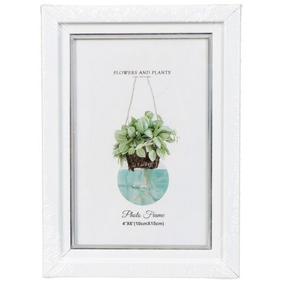 Фоторамка фото 10х15 см, бел, с внутренней окантовкой, Y3-1465
