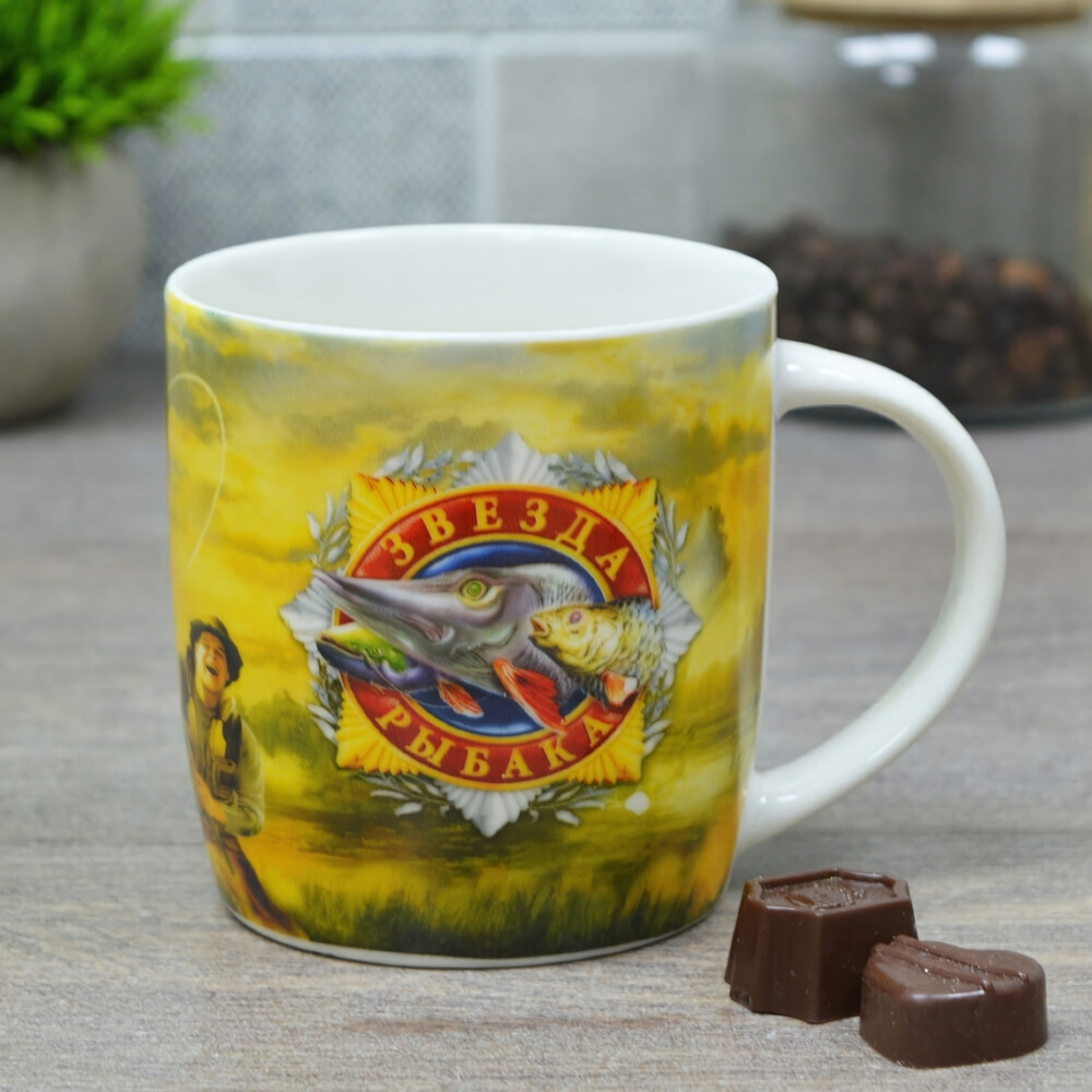 Кружка 350мл Рыбаку, N-3