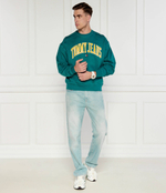 Худи BOXY POP VARSITY CREW Tommy Jeans - бирюзовый(DM0DM18628)