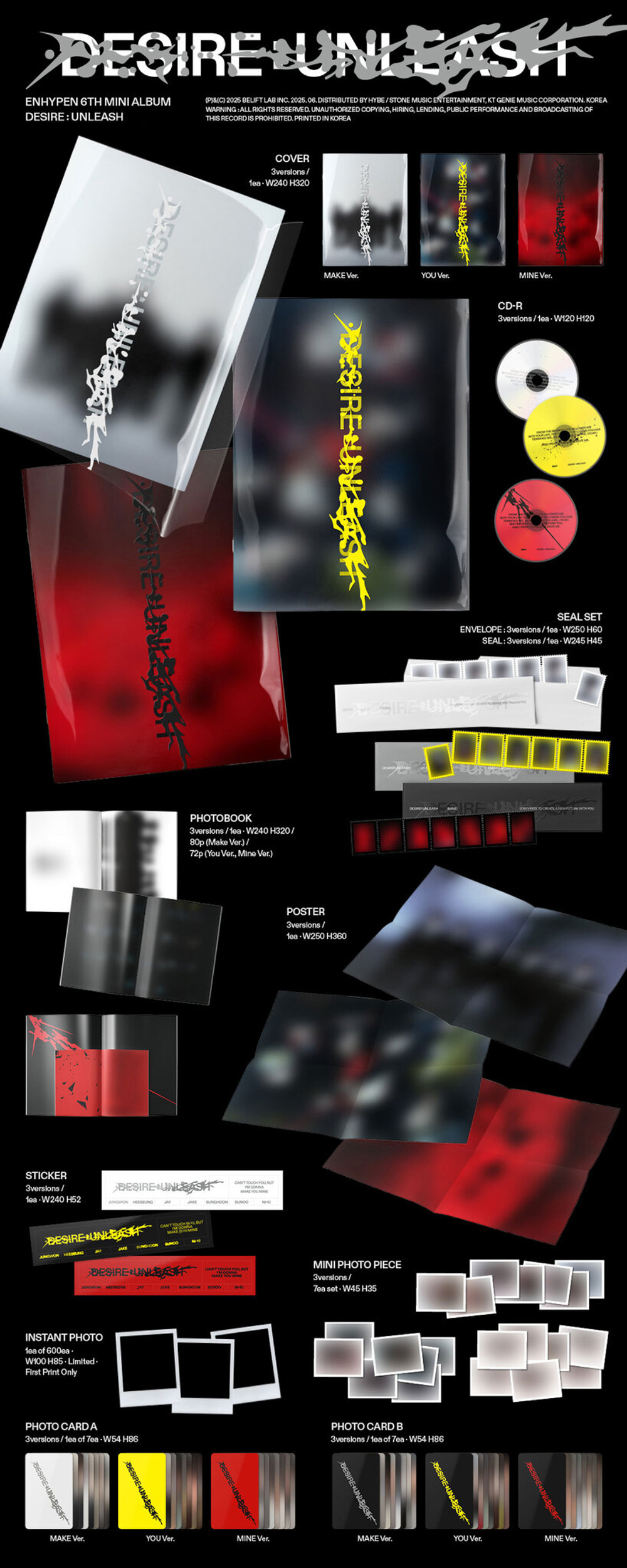 Альбом ENHYPEN - DESIRE : UNLEASH