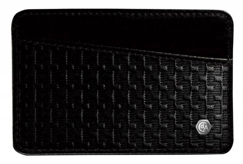 Футляр для визиток/кредитных карт Carandache Type 55 черный натуральная тисненая кожа (5731.455)