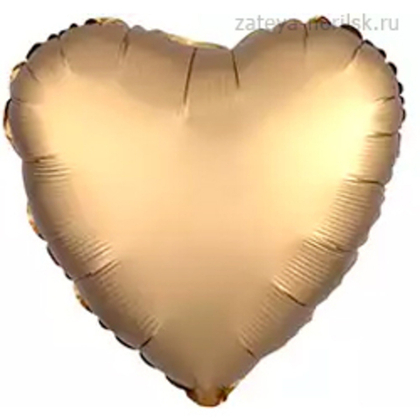 СЕРДЦЕ Сатин Gold Sateen