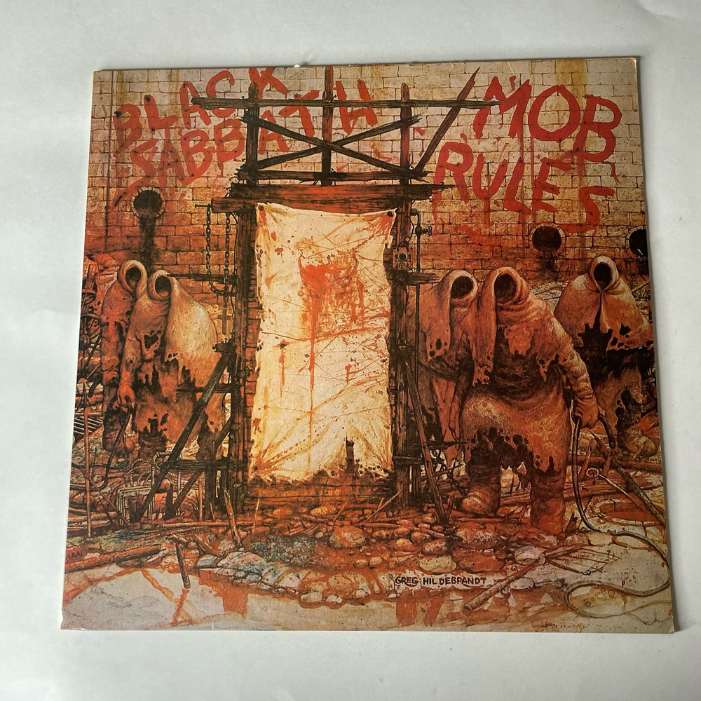 Винтажная виниловая пластинка LP Black Sabbath Mob Rules (Россия 1995)