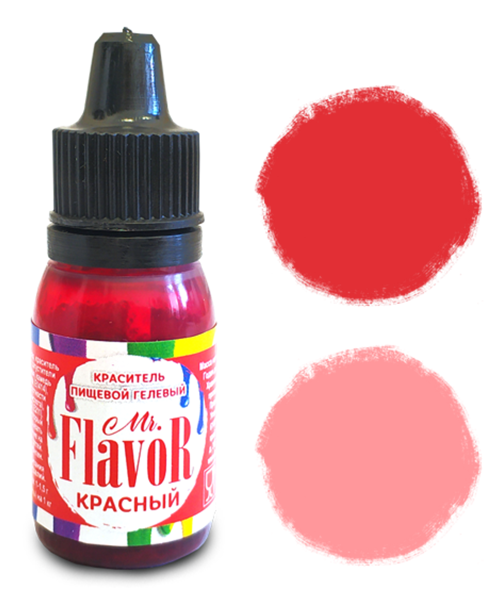 Краситель пищевой Mr.Flavor Гелевый Красный 10 гр