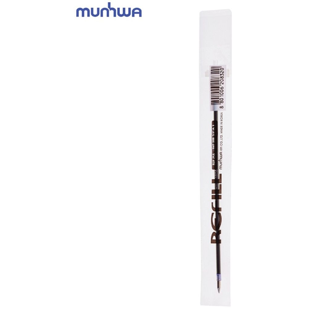 Набор Ручка шариковая MunHwa MC Gold синяя, 0.5мм, грип, 2 шт + стержень 6шт. 0.5мм