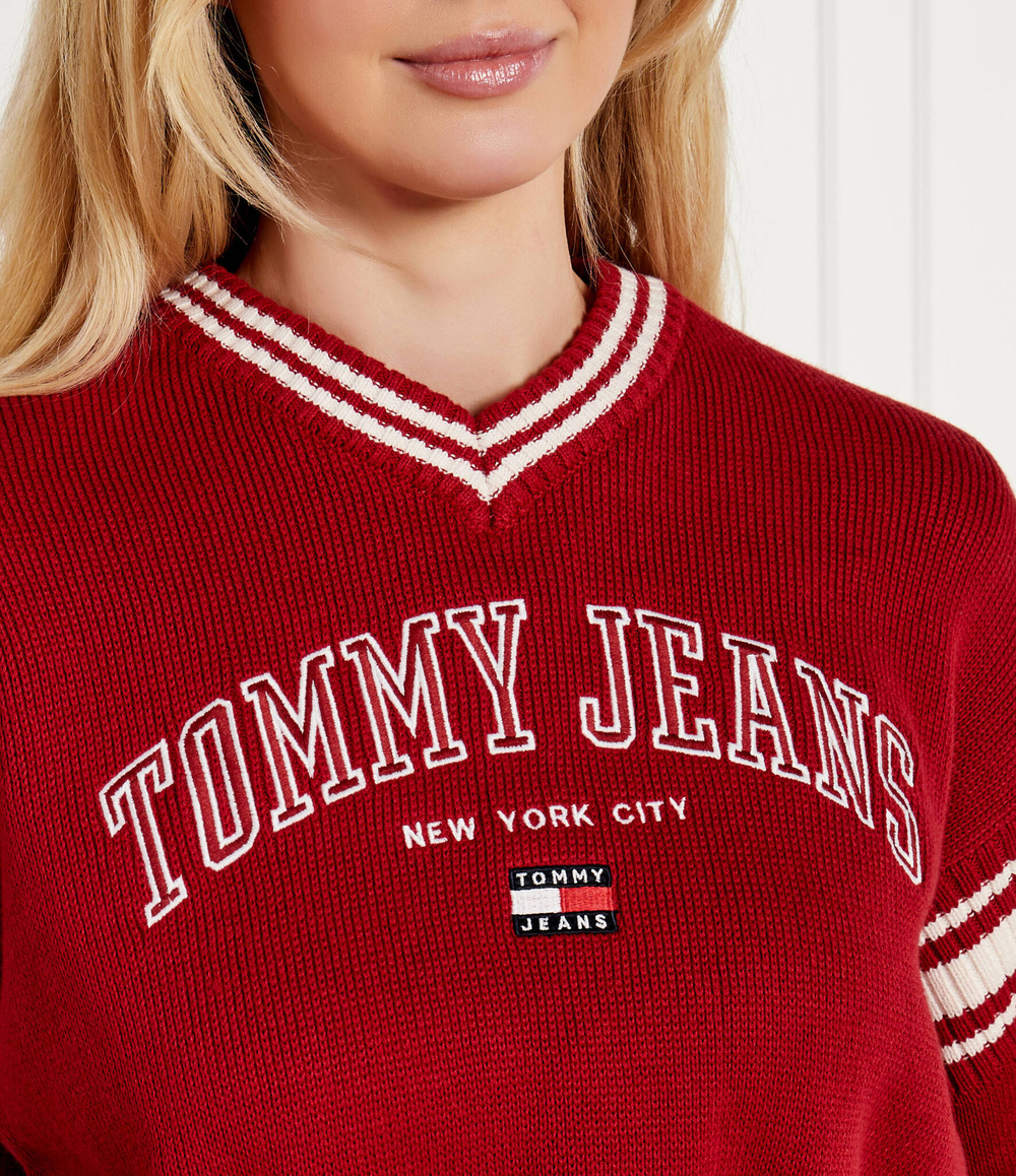 Свитер Tommy Jeans - красный(DW0DW18692)