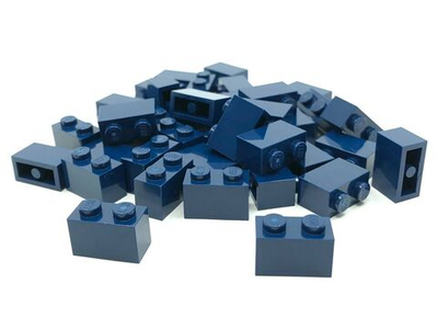 Lego Кирпич 1х2 (темно-синий) 4249891