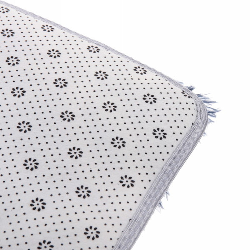 Коврик для ванной 60*100"Геометрия» синий