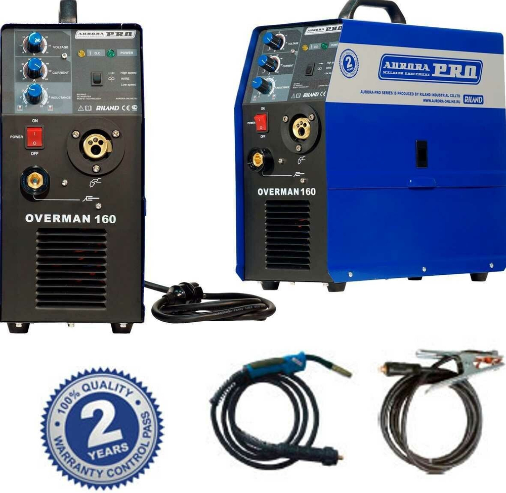 Сварочный аппарат инверторного типа Aurora OVERMAN 160, MIG/MAG