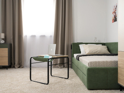 Марвэл Стол журнальный 12.122 Плэйн / Черный