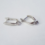 Ювелирные швензы, английский замок, родий, люкс фурнитура