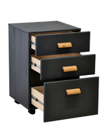 Офисная тумба Мадейра 45х45х67см из сосны, на колесиках