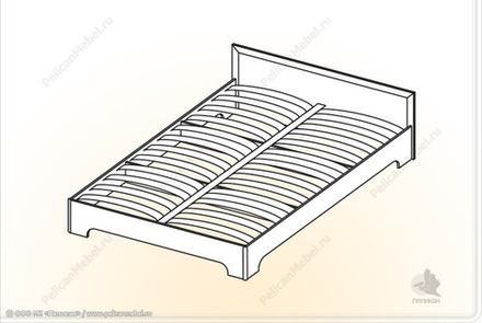 Кровать Вояж КР М 1,6x2