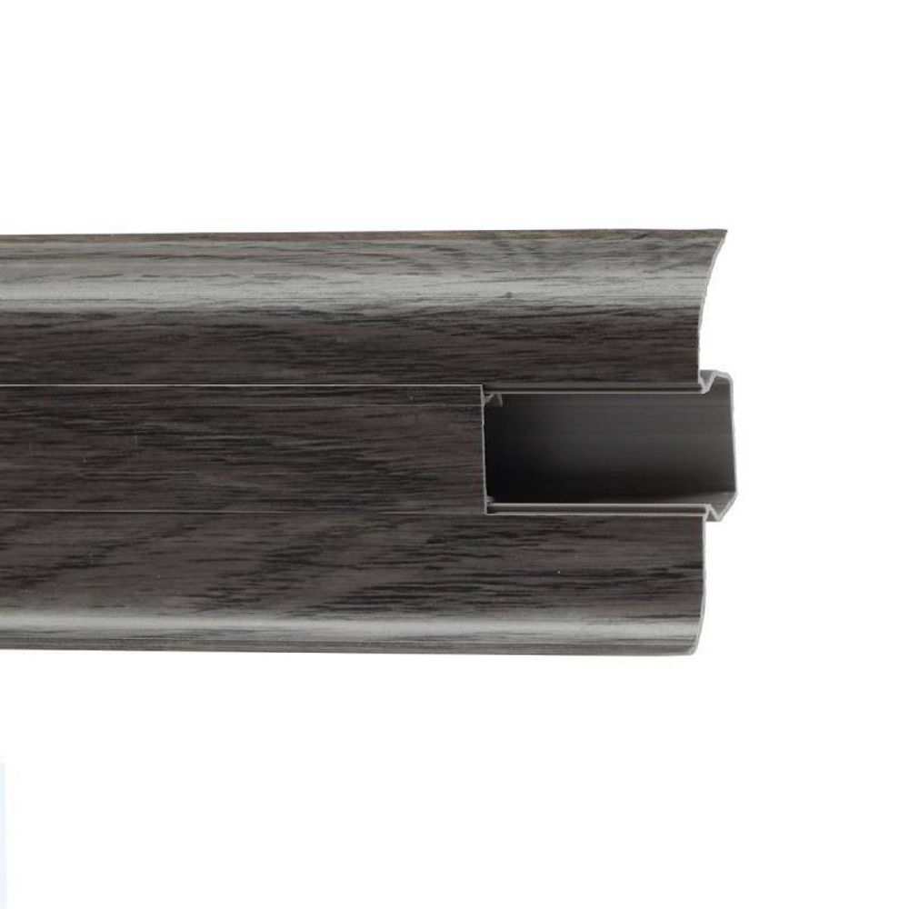 Пластиковый плинтус Royce 58 мм (2200x58x20) 823 Дуб Каменный