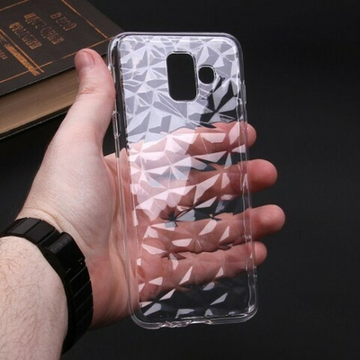 Силиконовый чехол Diamond для Samsung Galaxy A6 (2018), 010635