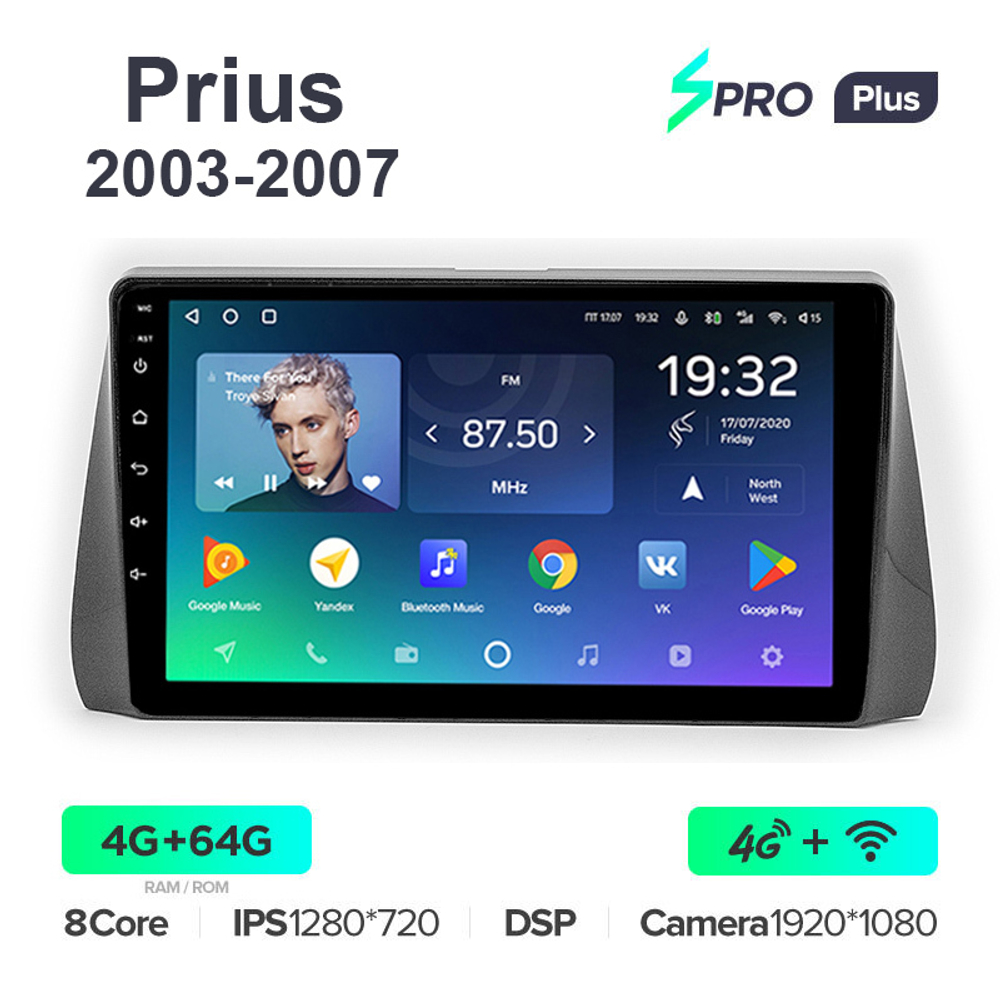 Teyes SPRO Plus 9"для Toyota Prius 2016+