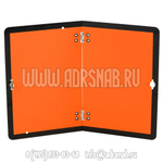 Табличка оранжевая нейтральная, складная
