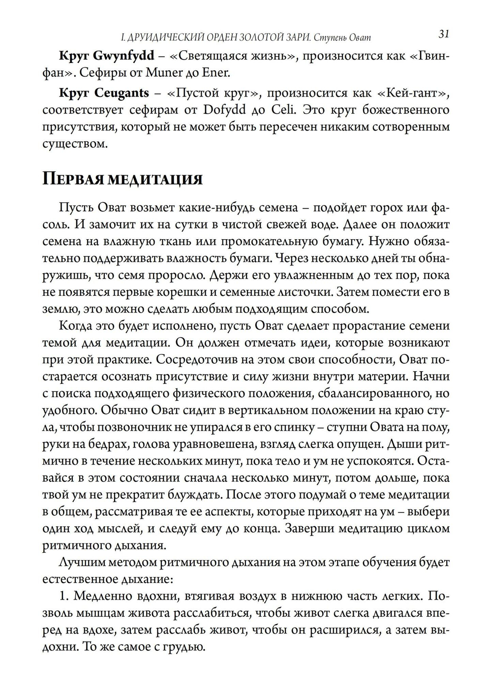 Кельтская Золотая Заря: Подлинная и полная программа друидического обучения
