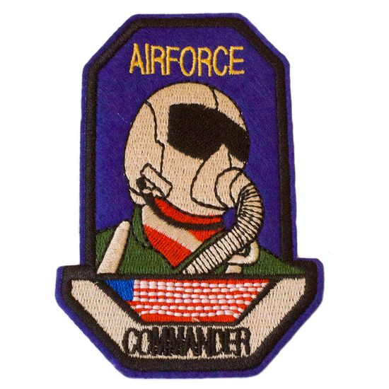 Нашивка термоаппликация на одежду и на рюкзак. Airforce, Космос