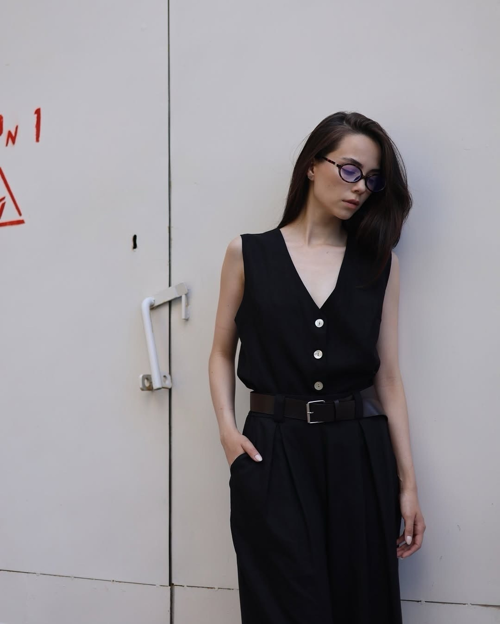 жилет изо льна