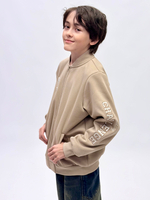 Бомбер трикотажный с начесом для мальчика 9-18 лет Fleur de Vie