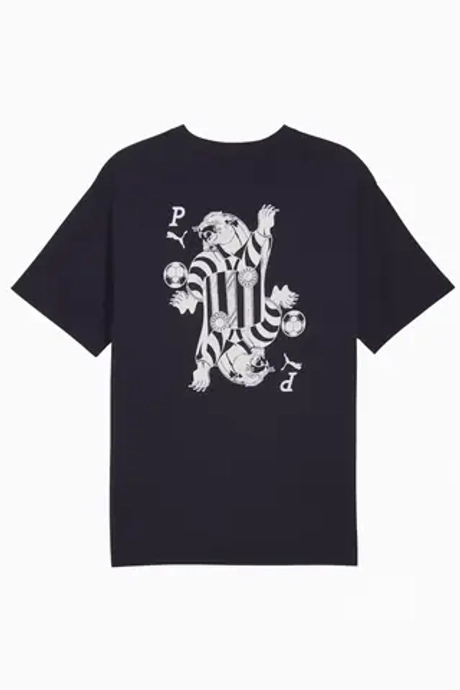 Футболка Puma Graphic Card Play Relaxed Tee - темно-синий
