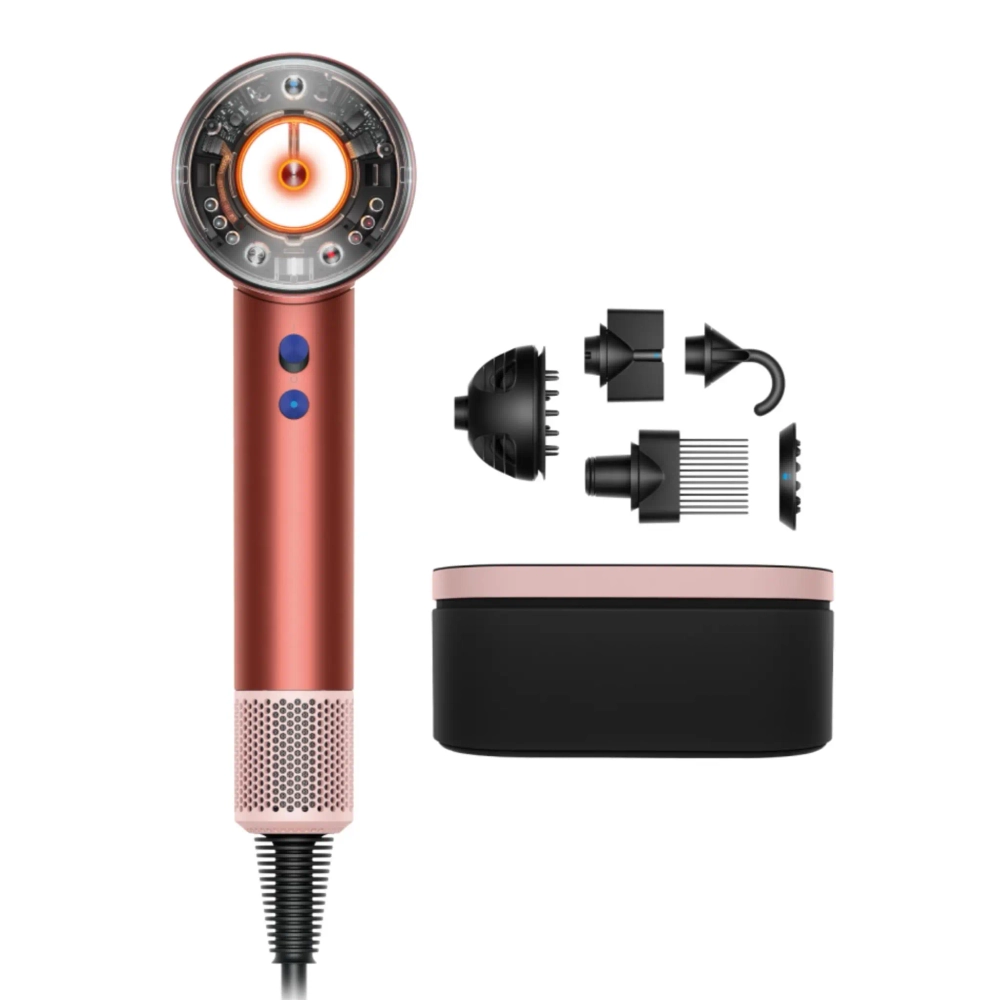 Фен Dyson Supersonic Nural HD16, Strawberry Bronze/Blush Pink с кейсом для хранения (наша вилка)