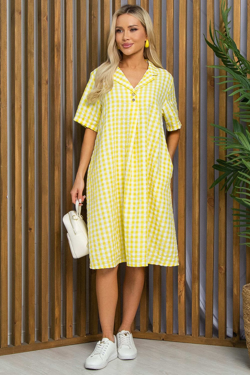 Платье Нежный бриз (желтое) П13433-2М LT Collection