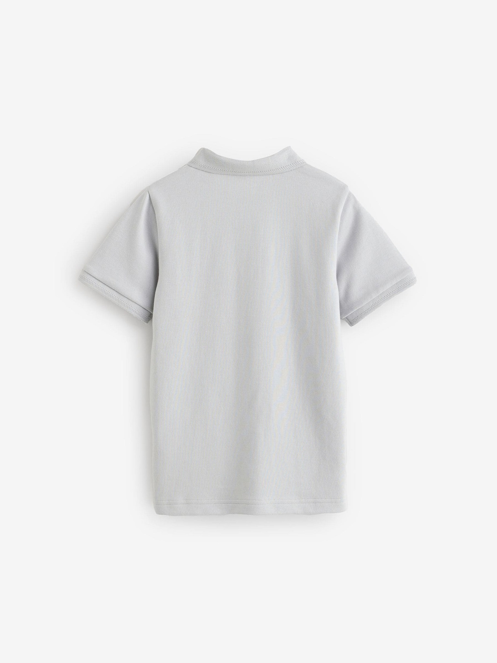 Рубашка трикотажная с коротким рукавом для мальчика Next E45-620, Серый, Белый
