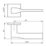 Ручка раздельная K.USS52.GRAND (GRAND USS) BL-26 черный