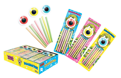 Марм жев "Веселый напугай" зомбастик,глаз 18*30шт 13г