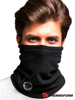 Бафф (шарф-труба) флисовый Thermoform Polar Buff (HZT19007). Чёрный