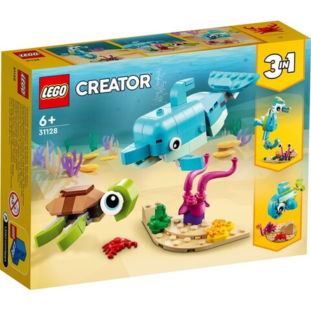 LEGO Creator — Дельфин и черепаха 3 в 1 31128 / артикул   31128  / GTIN 5702017117423