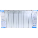 Радиатор биметаллический STOUT Space 500 - 12 секций (подключение нижнее правое, цвет белый)