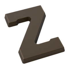 Форма для шоколадных фигур "Буквы" - Z (275*135мм)