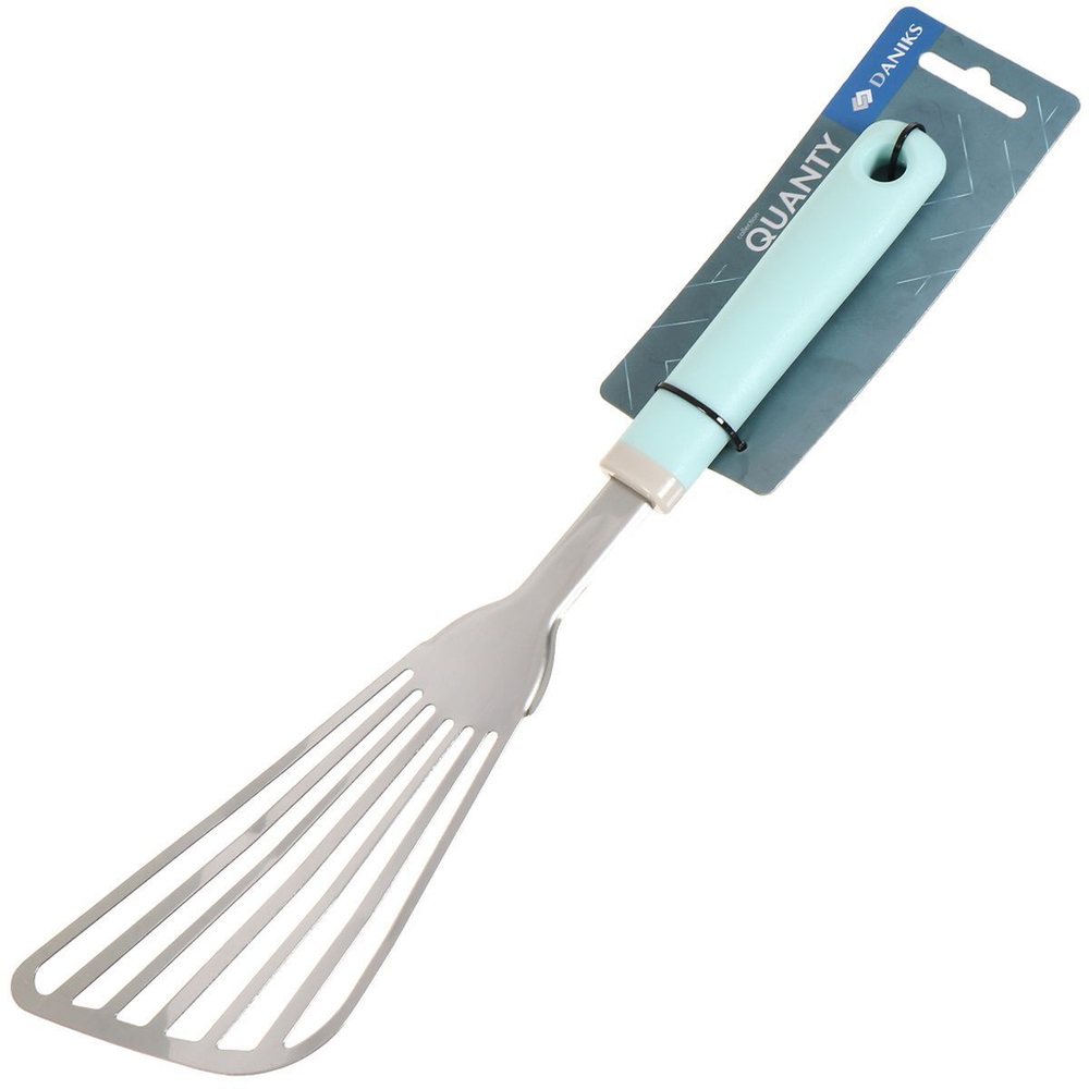Лопатка для рыбы, нерж сталь, пластик ручка, навеска, Daniks, Кванти, YW-KT580-9