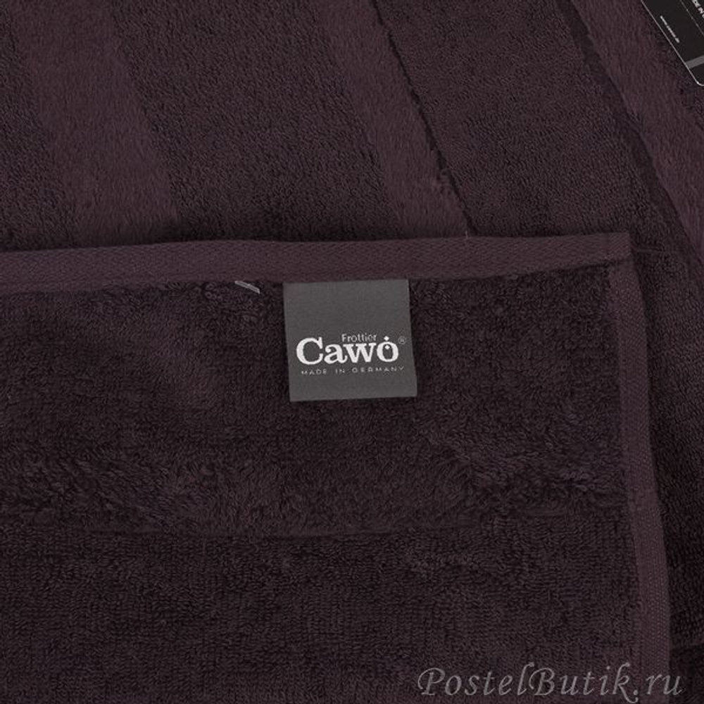 Полотенце 50x100 Cawo Noblesse 1002 темно-коричневое