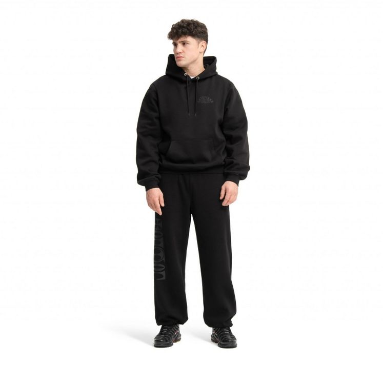 Худи Питерский Щит Фрактура, черн/черный, утеп.