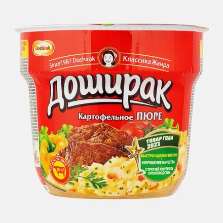 Картофельное пюре Доширак со вкусом мяса 40г